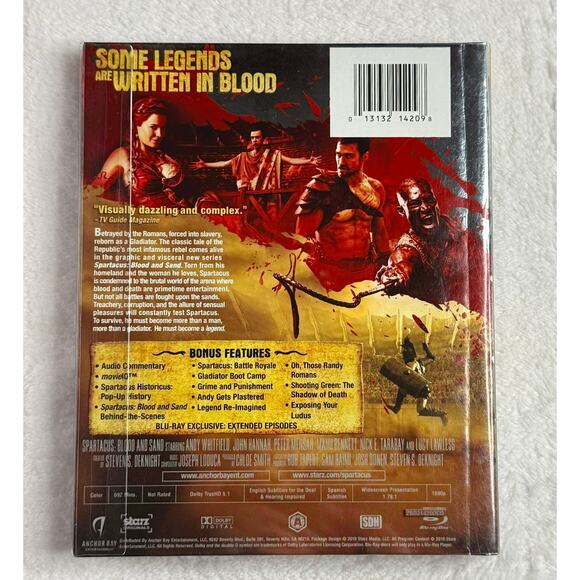 Spartacus: Blood and Sand – The Complete First Season (Blu-ray, 4-Disc Set) - Picture 2 of 12